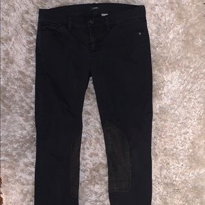 J crew leather leg jeans